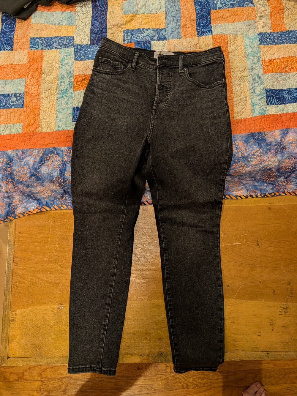 Everlane High-Rise Black Women's Skinny Jeans